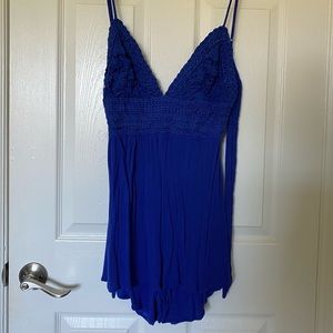 Blue romper